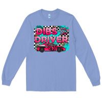 Colony Blue dibs on the driver background Long Sleeve Tee - AdoDesignShop