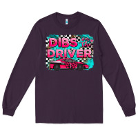 Plum dibs on the driver background Long Sleeve Tee - AdoDesignShop