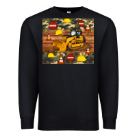 Black bulldozer camouflage tumbler Premium Sweatshirt - Artiststas