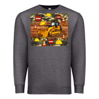 Charcoal Heather bulldozer camouflage tumbler Premium Sweatshirt - Artiststas