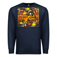 Navy bulldozer camouflage tumbler Premium Sweatshirt - Artiststas