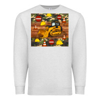 Oatmeal Heather bulldozer camouflage tumbler Premium Sweatshirt - Artiststas