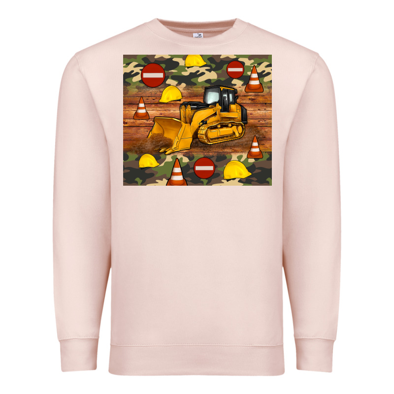 Bulldozer Camouflage Tumbler Premium Sweatshirt by Artiststas | Teevron