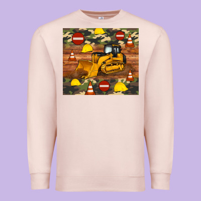 Bulldozer Camouflage Tumbler Premium Sweatshirt Designed By Artiststas