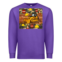Purple bulldozer camouflage tumbler Premium Sweatshirt - Artiststas