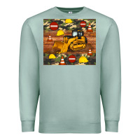Seafoam bulldozer camouflage tumbler Premium Sweatshirt - Artiststas
