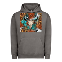 Pigment Tornado Western with bull skull Urban Hoodie - NancyCooperArtShop