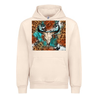 Sandshell Western with bull skull Urban Hoodie - NancyCooperArtShop
