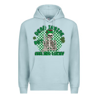 Blue Mist dead inside but feeling lucky Premium Hoodie - MaliasSmallBusiness