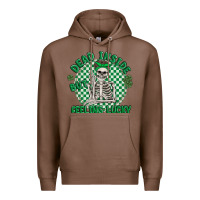 Chestnut dead inside but feeling lucky Premium Hoodie - MaliasSmallBusiness