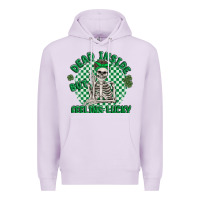 Lilac dead inside but feeling lucky Premium Hoodie - MaliasSmallBusiness