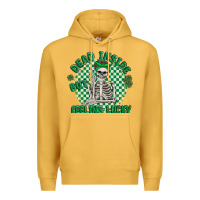 Mustard dead inside but feeling lucky Premium Hoodie - MaliasSmallBusiness
