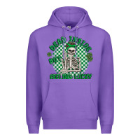 Purple dead inside but feeling lucky Premium Hoodie - MaliasSmallBusiness