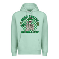 Seafoam dead inside but feeling lucky Premium Hoodie - MaliasSmallBusiness