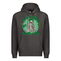 Smoke dead inside but feeling lucky Premium Hoodie - MaliasSmallBusiness