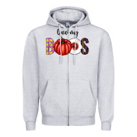 Heather Grey love my boos Zipper Hoodie - CowhideDigitalArt