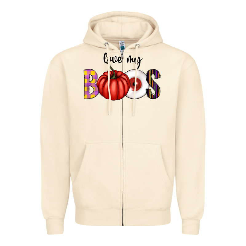 Love My Boos Zipper Hoodie by CowhideDigitalArt | Teevron