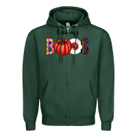 Sports Green love my boos Zipper Hoodie - CowhideDigitalArt
