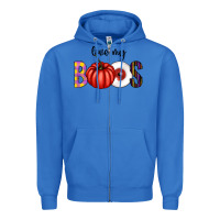 True Royal love my boos Zipper Hoodie - CowhideDigitalArt