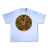 Grape Ice Christmas Reindeer Urban Heavy Tee - RanaPortraitStore