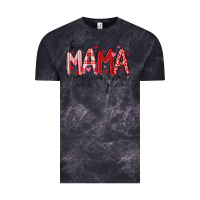 Cloud Black this mama wears her heart on her gleeve Vintage Tee - MaliasSmallBusiness