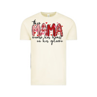 Vintage Arctic this mama wears her heart on her gleeve Vintage Tee - MaliasSmallBusiness