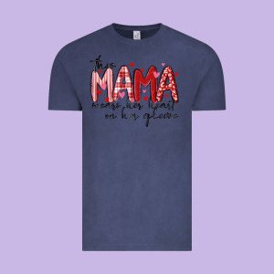 This Mama Wears Her Heart On Her Gleeve Vintage Tee Designed By Maliassmallbusiness