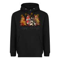 Black happy holidays Heavyweight Hoodie - JahusDesignShop