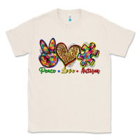 Natural peace love autism Classic Tee - Zillion Design Studio