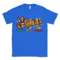 True Royal peace love autism Classic Tee - Zillion Design Studio