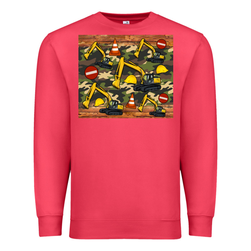 Excavator Camouflage Premium Sweatshirt by Artiststas | Teevron