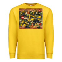 Lemon excavator camouflage Premium Sweatshirt - Artiststas