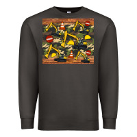 Smoke excavator camouflage Premium Sweatshirt - Artiststas