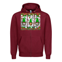 Burgundy western golf gnome Zipper Hoodie - HRA Design Shop