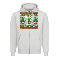 Dove Grey western golf gnome Zipper Hoodie - HRA Design Shop