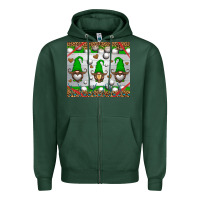 Sports Green western golf gnome Zipper Hoodie - HRA Design Shop