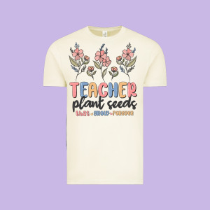 Teacher Plant Seeds That Grow Forever Vintage Tee Designed By Maliassmallbusiness