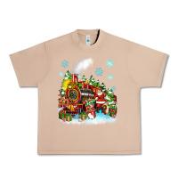 Burro christmas santa and friends train Urban Heavy Tee - Zillion Design Studio