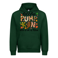 Forest Green little pumpkin with a lot of spice Urban Hoodie - MaliasSmallBusiness
