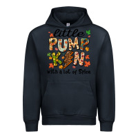 Navy little pumpkin with a lot of spice Urban Hoodie - MaliasSmallBusiness