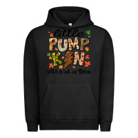 Pigment Black little pumpkin with a lot of spice Urban Hoodie - MaliasSmallBusiness