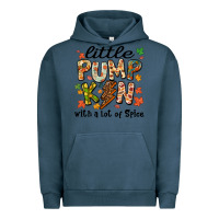 Pigment Midnight Navy little pumpkin with a lot of spice Urban Hoodie - MaliasSmallBusiness