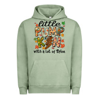 Pigment Oil Green little pumpkin with a lot of spice Urban Hoodie - MaliasSmallBusiness