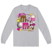 Moon Dust mama volleyball with popcorn Long Sleeve Tee - texasbilliewilder