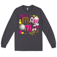 Smoke mama volleyball with popcorn Long Sleeve Tee - texasbilliewilder