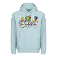 Blue Mist mardi gras snowballs Premium Hoodie - MaliasSmallBusiness