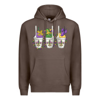 Coffee mardi gras snowballs Premium Hoodie - MaliasSmallBusiness