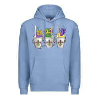 Colony Blue mardi gras snowballs Premium Hoodie - MaliasSmallBusiness