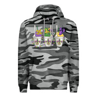 Slate Camo mardi gras snowballs Premium Hoodie - MaliasSmallBusiness