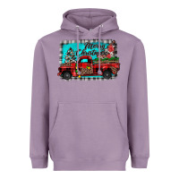 Lavender truck merry christmas Heavyweight Hoodie - JahusDesignShop